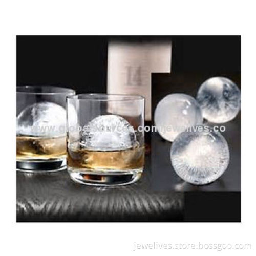 Flexible Silicone Ice Round, Melts Slower in Drinks